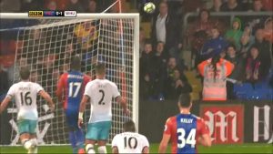 Christian Benteke's penalty v West Ham